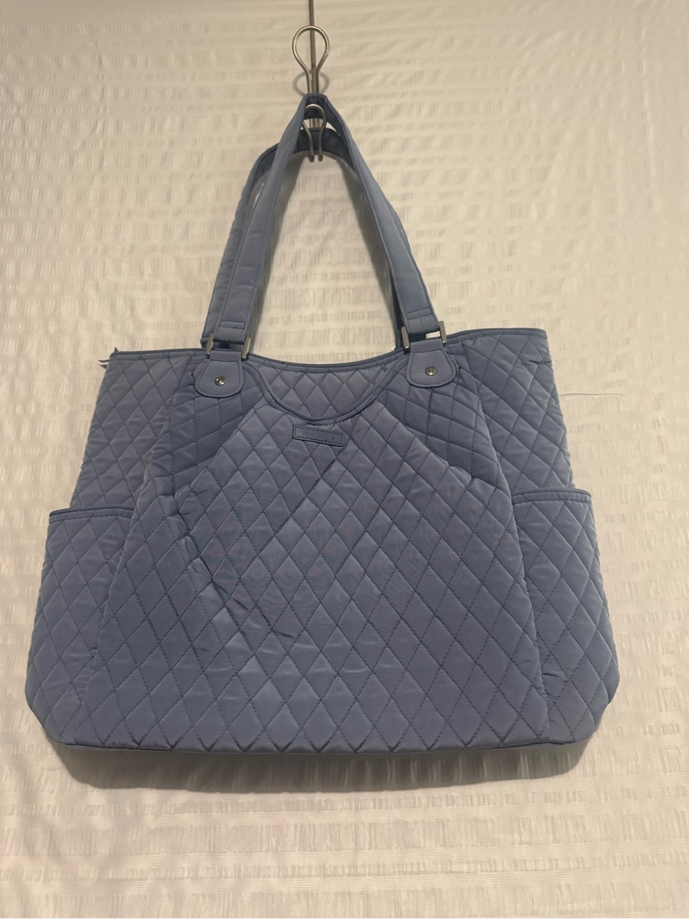 Vera Bradley Quilted Light Blue Everyday Tote New No Tags